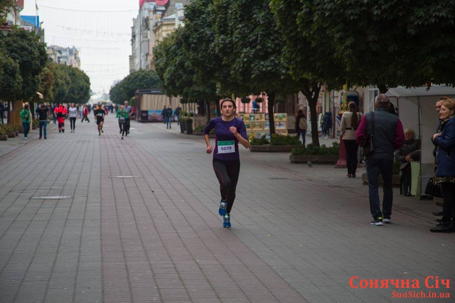 Участь в забізі Frankivsk Half Marathon'16