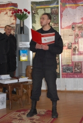 Презентація виставки "Народна війна"в музею "Бойківщина"